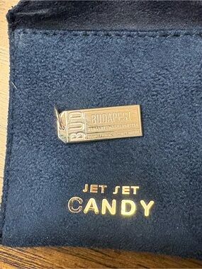 Jet Set Candy Authentic silver Budapest Charm Bracelet Accent!